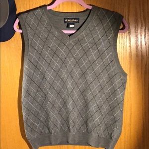 Brooks brothers sweater vest Grey L